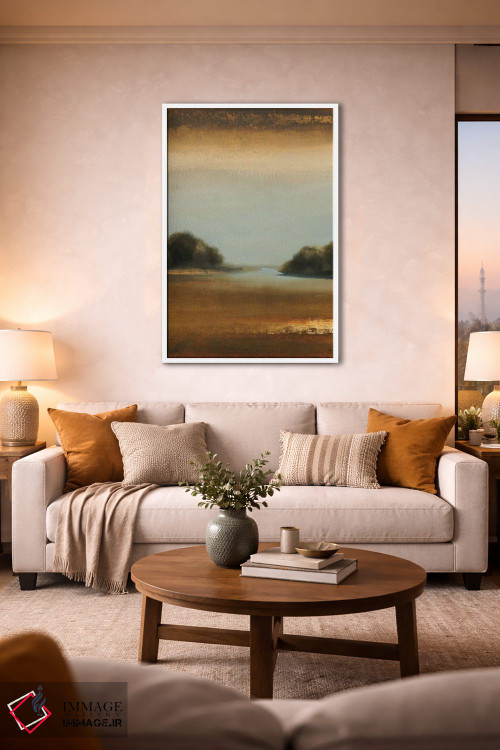 تابلو انتزاعی لحظات آرام ۴ اثر لیزا ریجرز - D1W