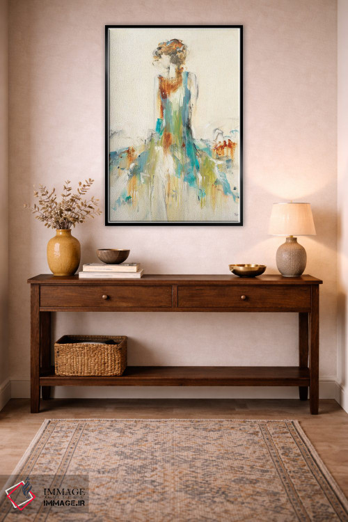 تابلو مدرن زیبایی زنگ زده اثر لیزا ریجرز - D6B