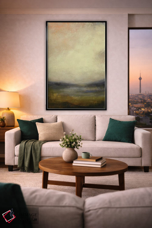 تابلو انتزاعی نماهای ملایم نسخه ۵ اثر لیزا ریجرز - D2B