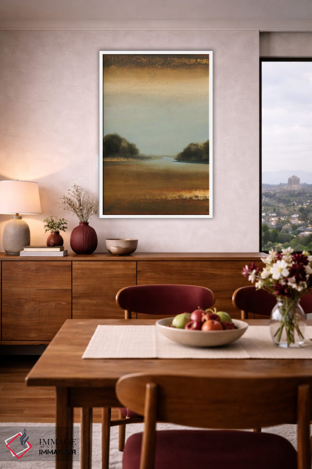 تابلو انتزاعی لحظات آرام ۴ اثر لیزا ریجرز - D3W