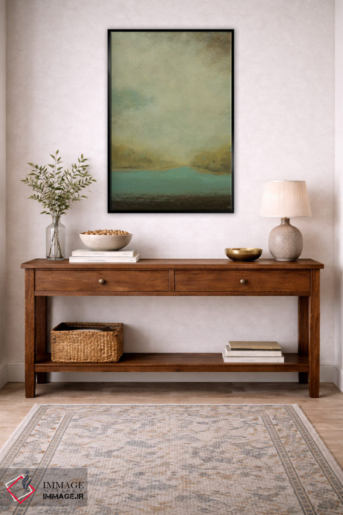 تابلو انتزاعی مناظر ملایم ۲ اثر لیزا ریجرز - D5B