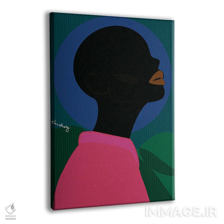 تابلو دکوراتیو انیس اثر لرین تیوری - نمای پرسپکتیو محصول