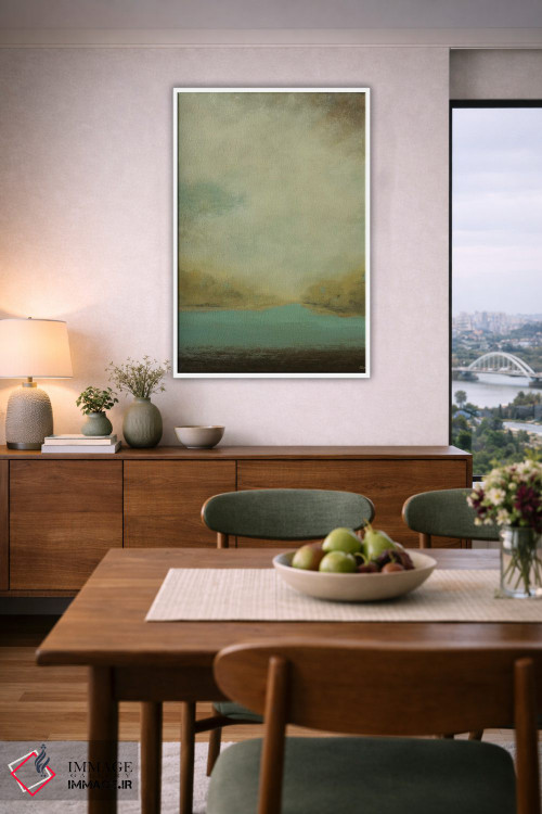 تابلو انتزاعی مناظر ملایم ۲ اثر لیزا ریجرز - D6W