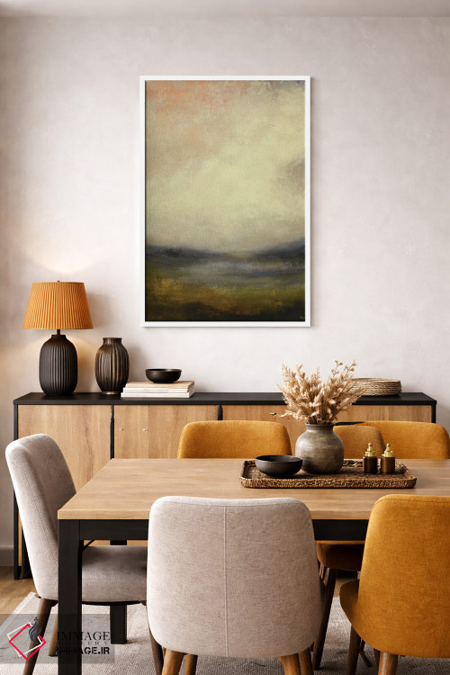 تابلو انتزاعی نماهای ملایم نسخه ۵ اثر لیزا ریجرز - D5W