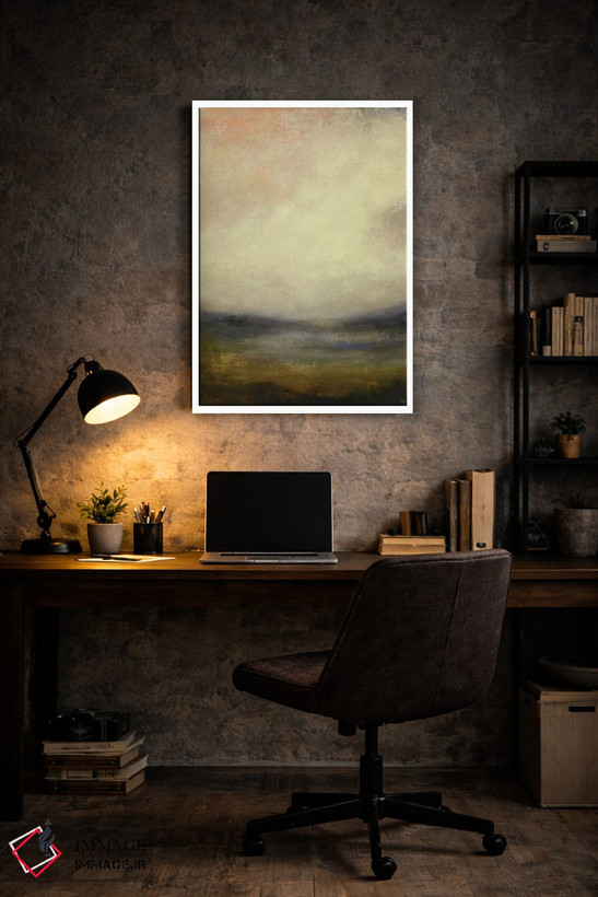 تابلو انتزاعی نماهای ملایم نسخه ۵ اثر لیزا ریجرز - D6W