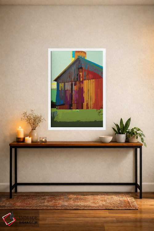 تابلو دکوراتیو انبار روستایی ۲ اثر لیزا ریجرز - D3W