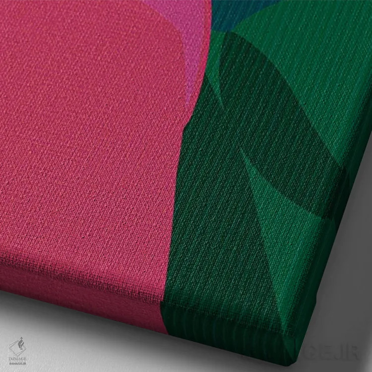 تابلو دکوراتیو انیس اثر لرین تیوری - نمای نزدیک بافت بوم