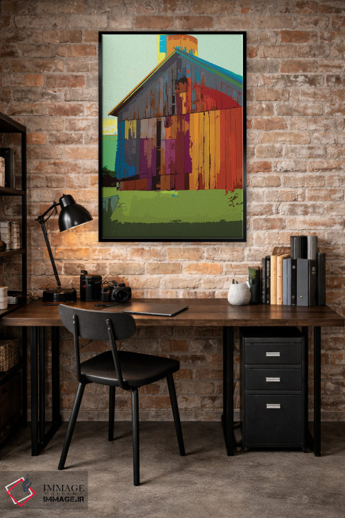 تابلو دکوراتیو انبار روستایی ۲ اثر لیزا ریجرز - D4B