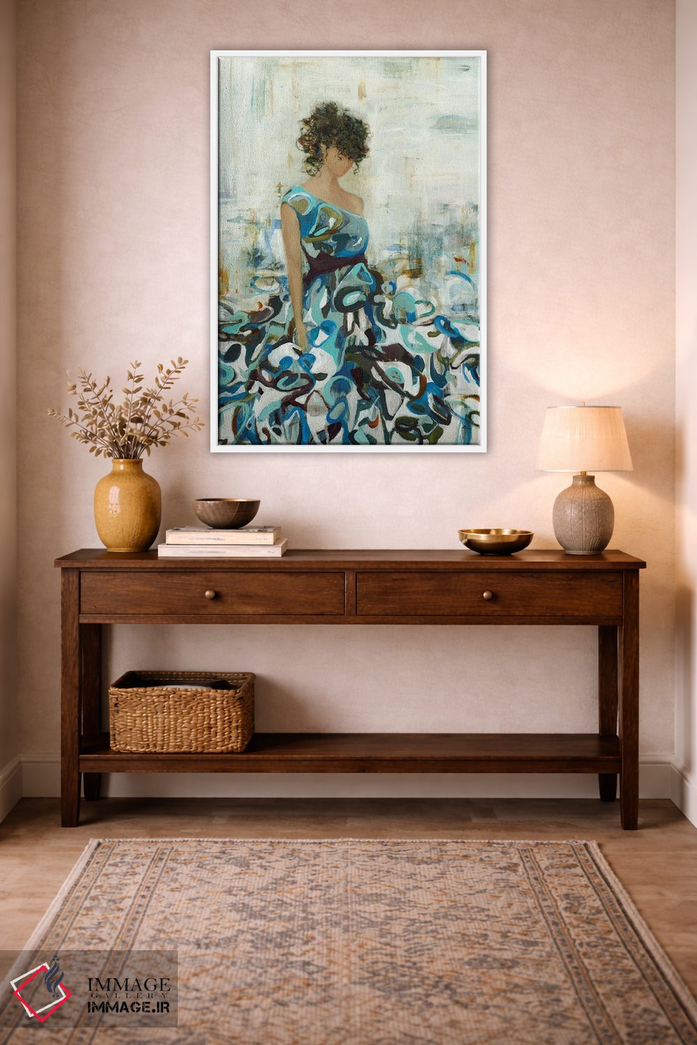 تابلو دکوراتیو زیبایی سیال اثر لیزا ریجرز - D2W