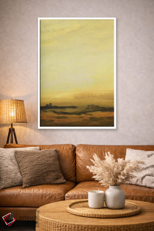 تابلو انتزاعی محیط گرم ۳ اثر لیزا ریجرز - D3W