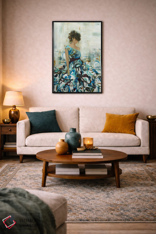 تابلو دکوراتیو زیبایی سیال اثر لیزا ریجرز - D4B