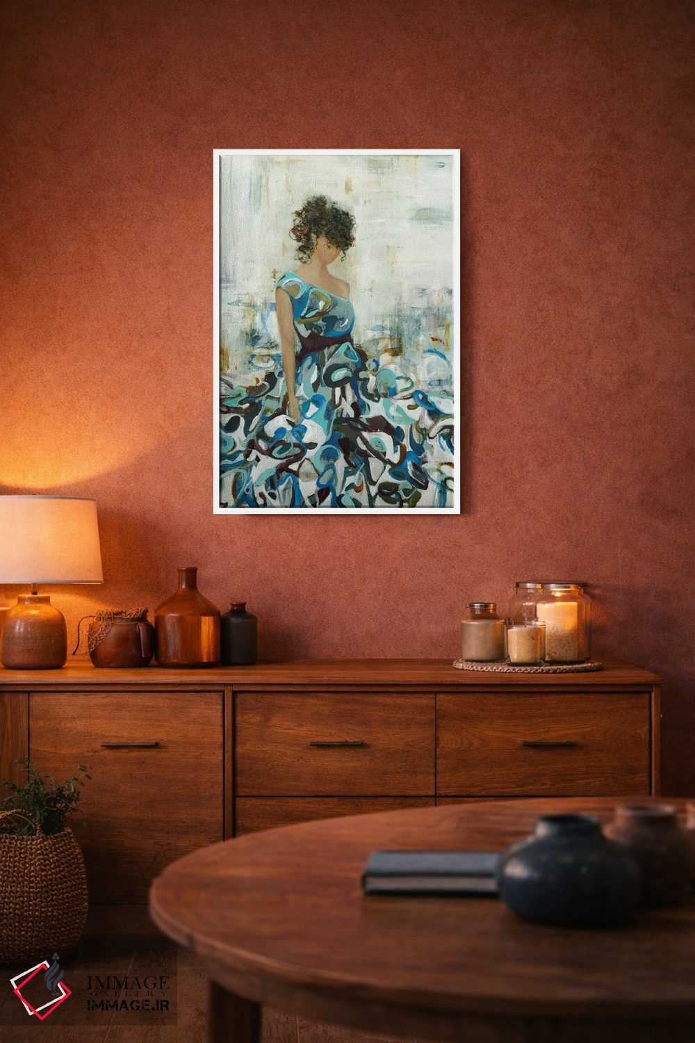 تابلو دکوراتیو زیبایی سیال اثر لیزا ریجرز - D3W