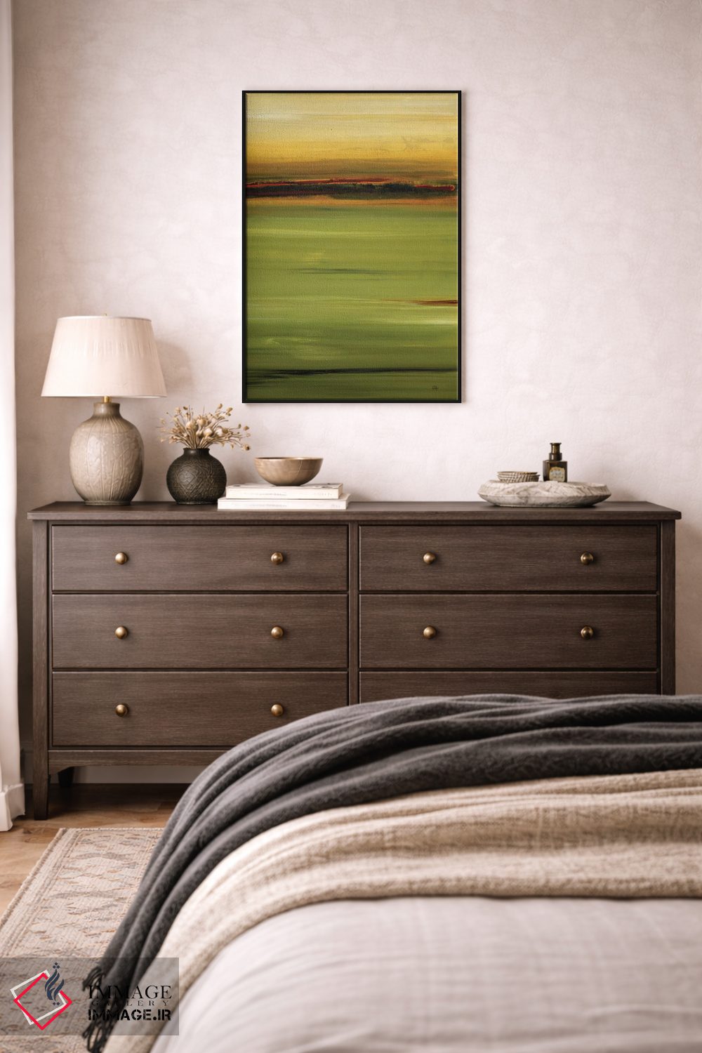 تابلو انتزاعی نزدیک خانه سه اثر لیزا ریجرز - D4B