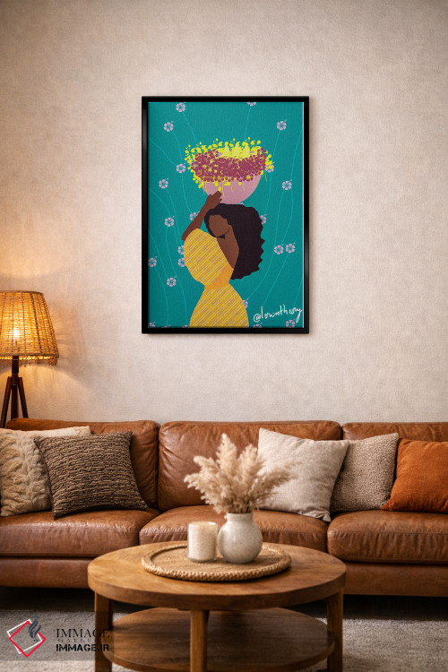 تابلو دکوراتیو آنیتا اثر لرین تیوری - D2B