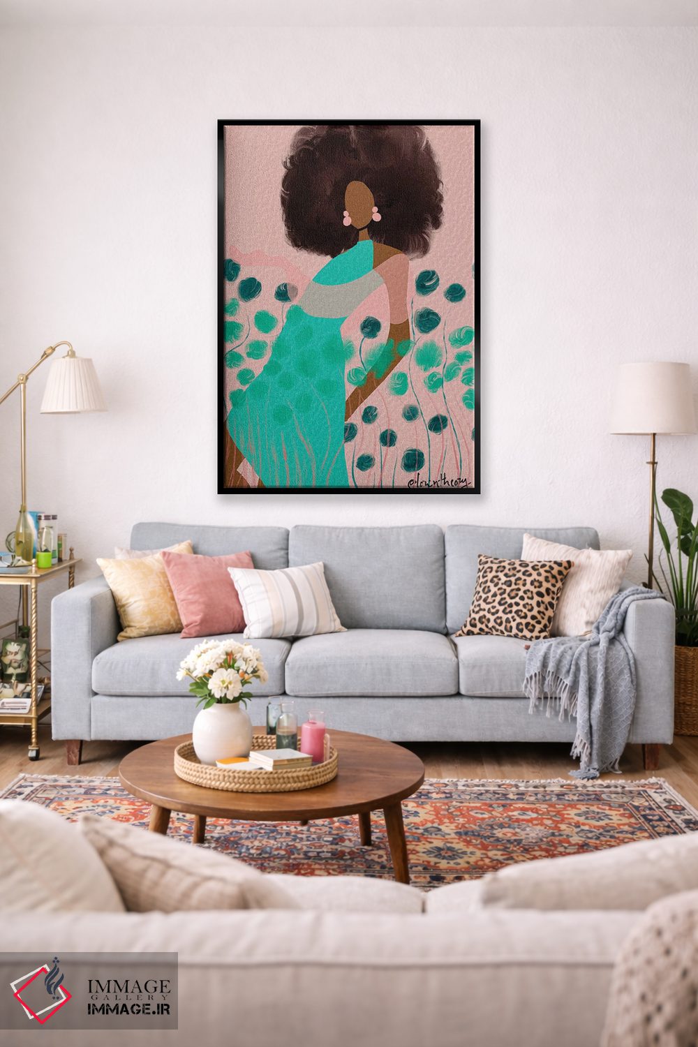 تابلو مدرن امیلی اثر لرین تیوری - D1B