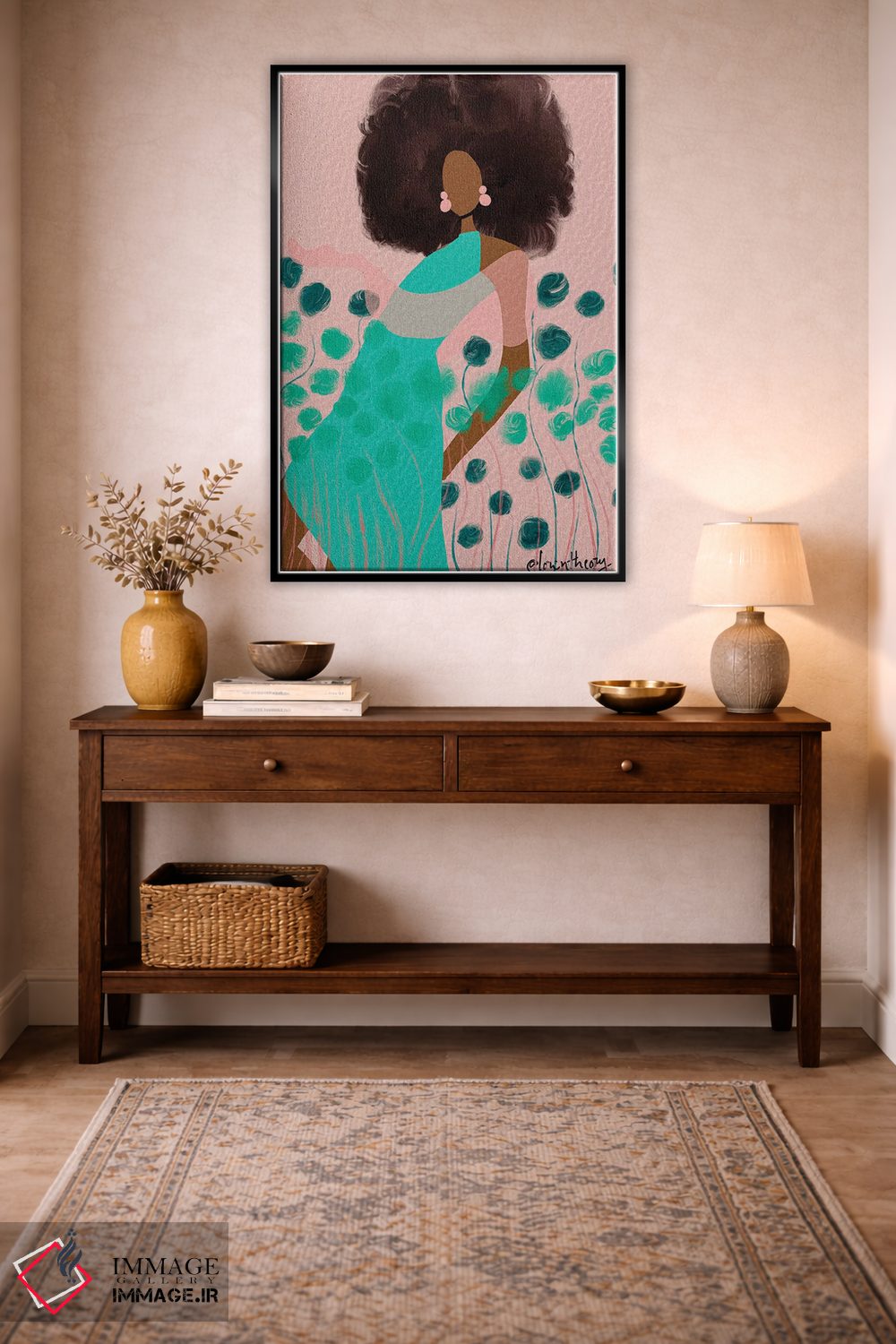 تابلو مدرن امیلی اثر لرین تیوری - D4B
