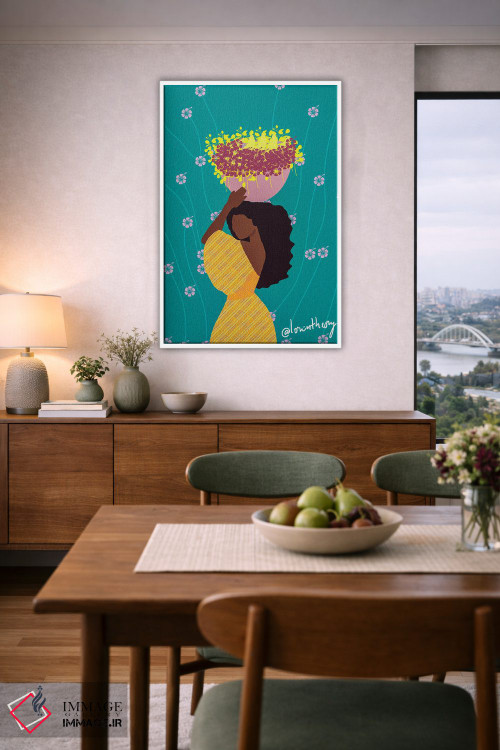 تابلو دکوراتیو آنیتا اثر لرین تیوری - D5W