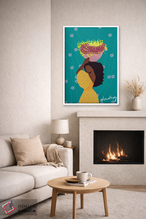 تابلو دکوراتیو آنیتا اثر لرین تیوری - D6W