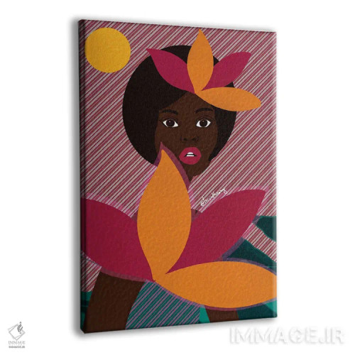 تابلو دکوراتیو کتسیا اثر لرین تیوری - نمای پرسپکتیو محصول