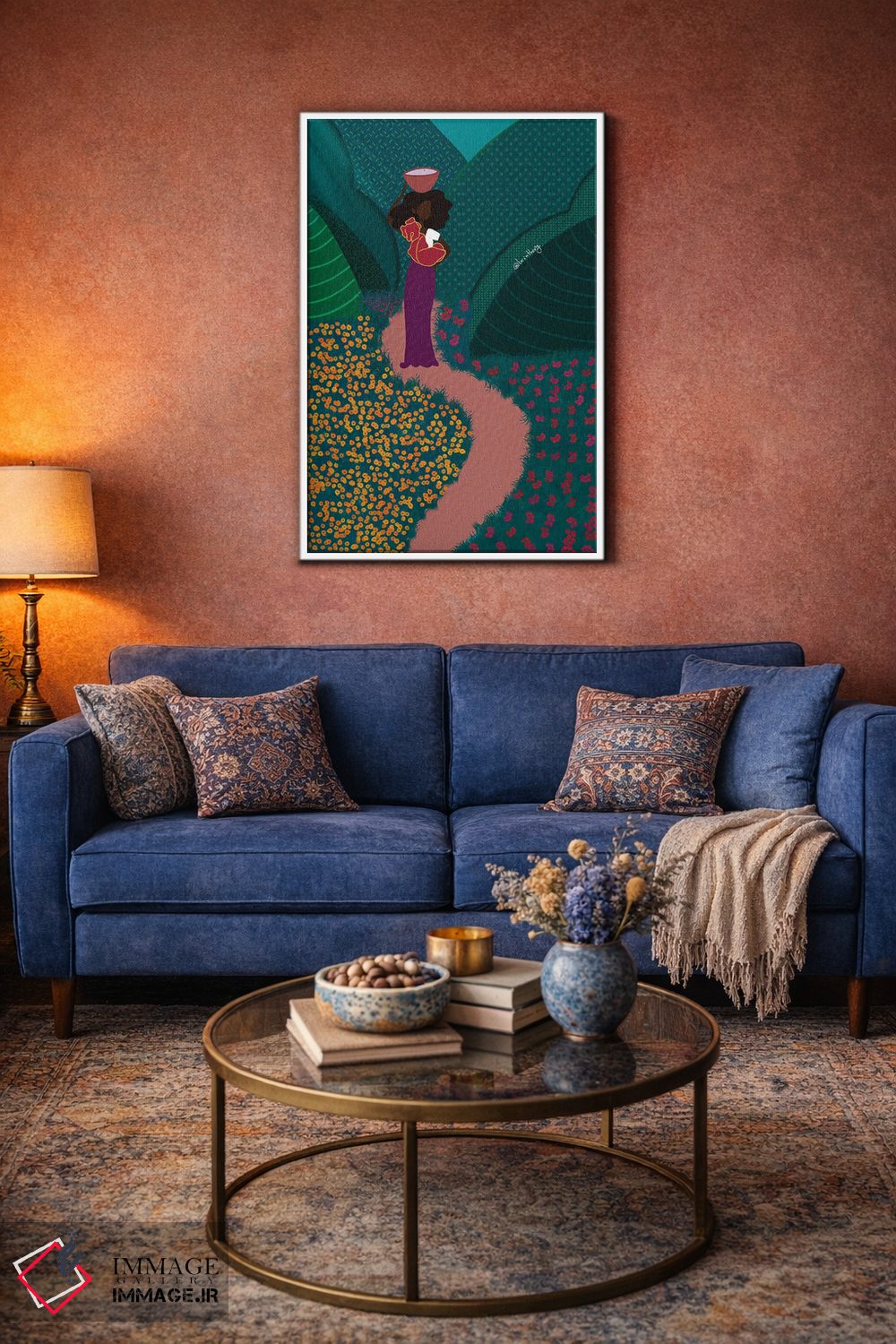 تابلو دکوراتیو در راه اثر لرین تیوری - D2W