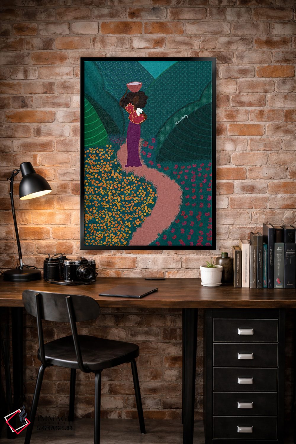 تابلو دکوراتیو در راه اثر لرین تیوری - D4B