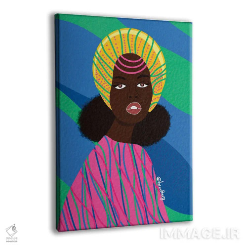 تابلو دکوراتیو لانی اثر لرین تیوری - نمای پرسپکتیو محصول