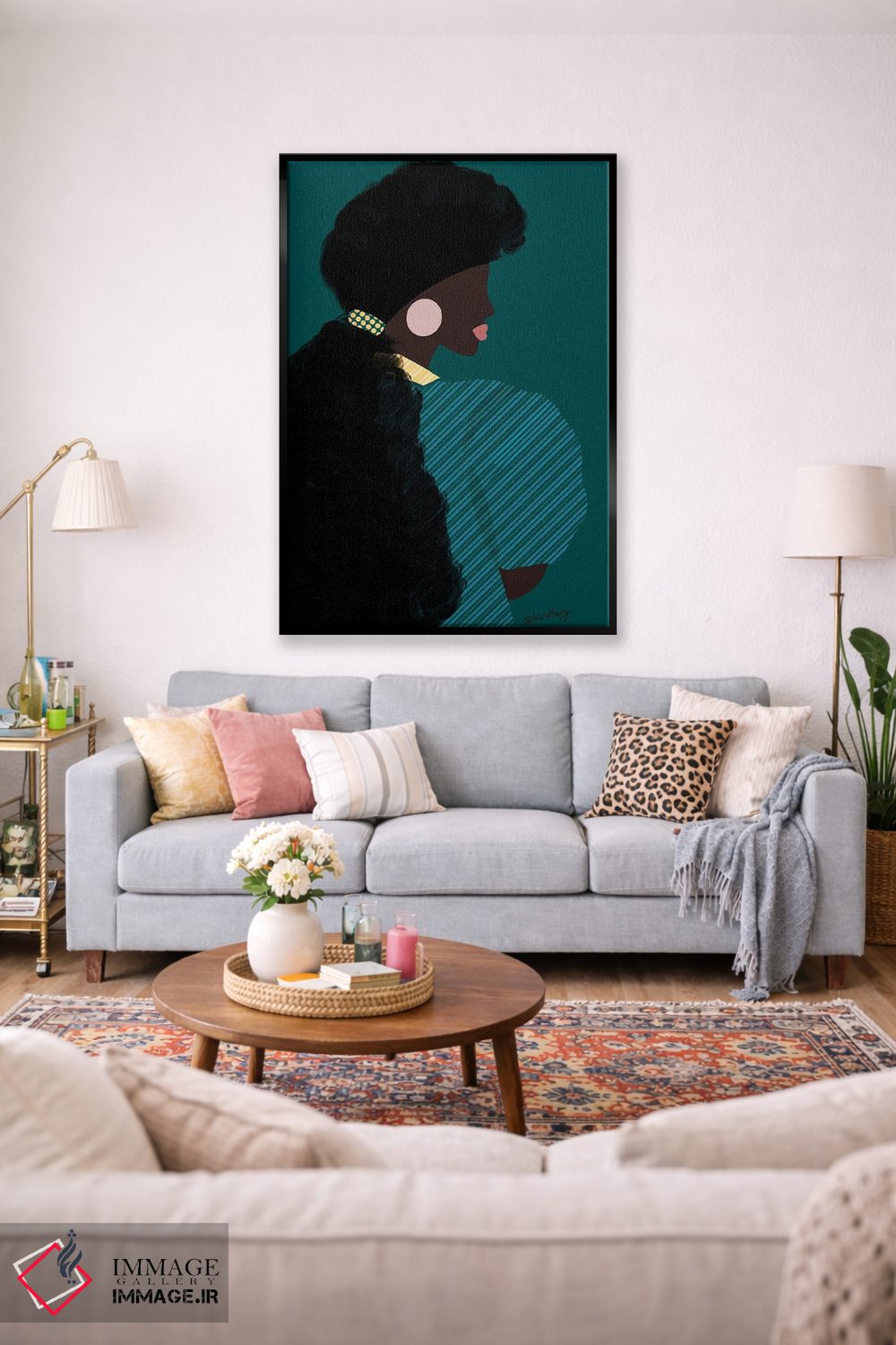 تابلو دکوراتیو کرن اثر لرین تیوری - D2B