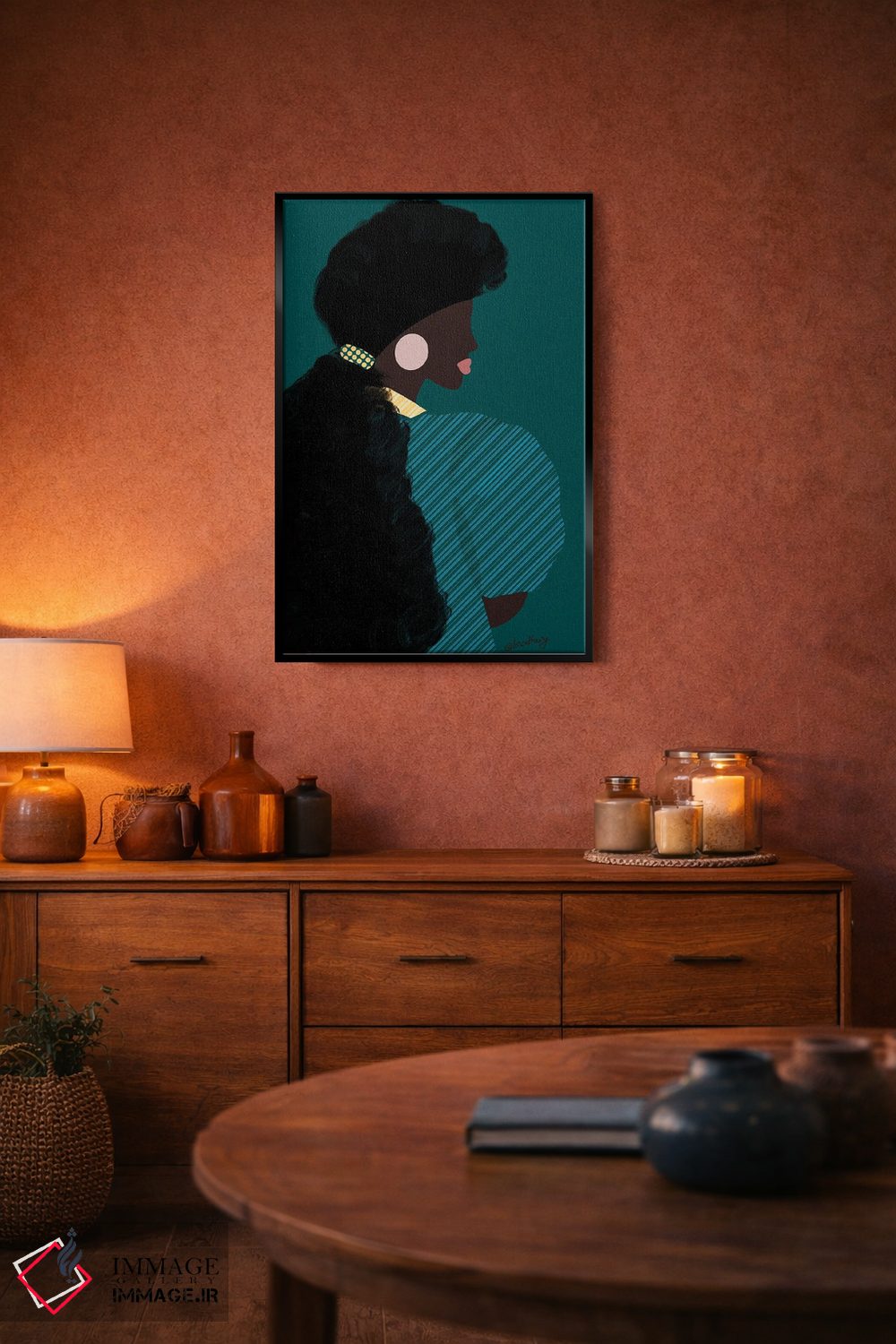 تابلو دکوراتیو کرن اثر لرین تیوری - D4B