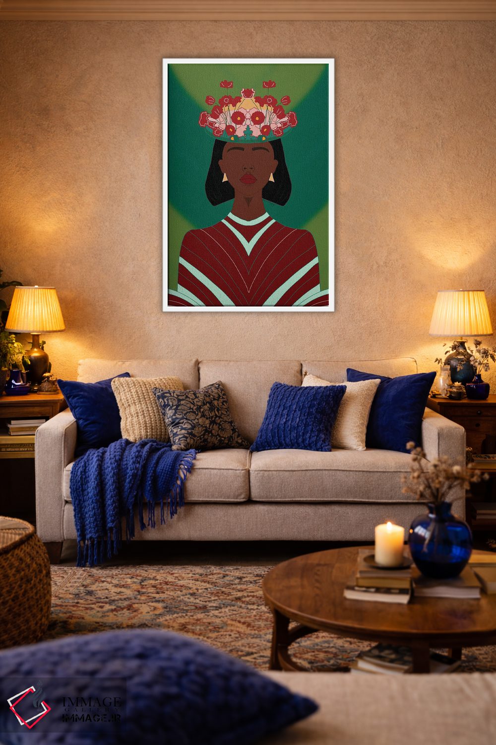 تابلو دکوراتیو در شکوفایی اثر لرین تیوری - D2W