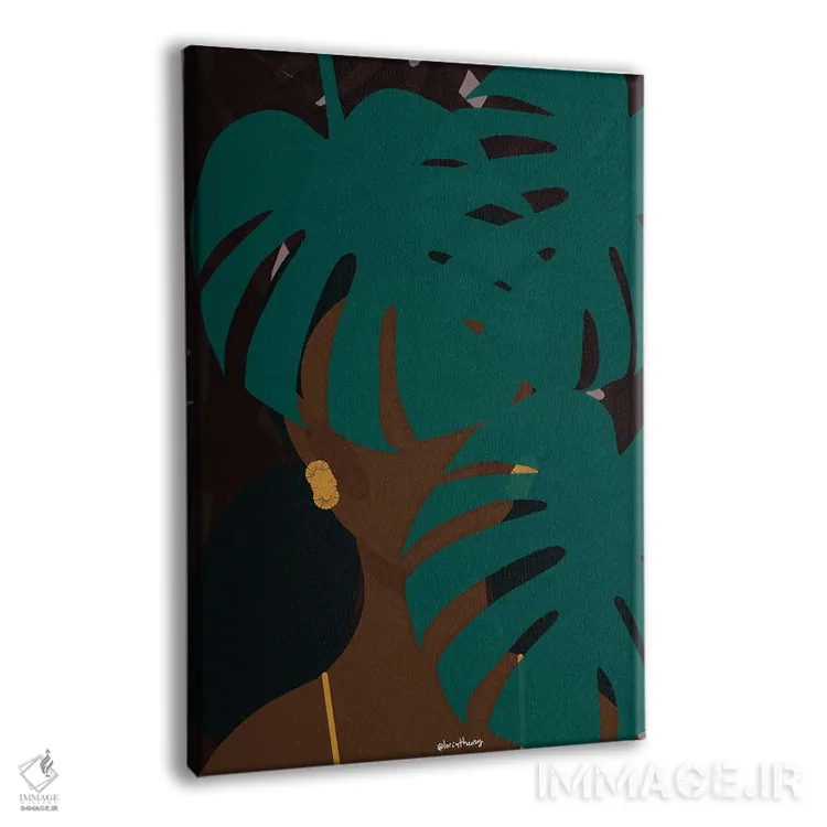 تابلو دکوراتیو لریتا اثر لرین تیوری - نمای پرسپکتیو محصول