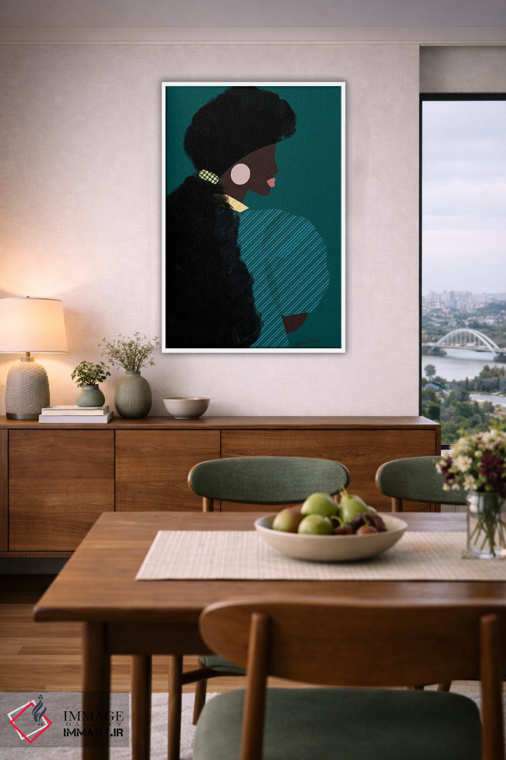 تابلو دکوراتیو کرن اثر لرین تیوری - D5W