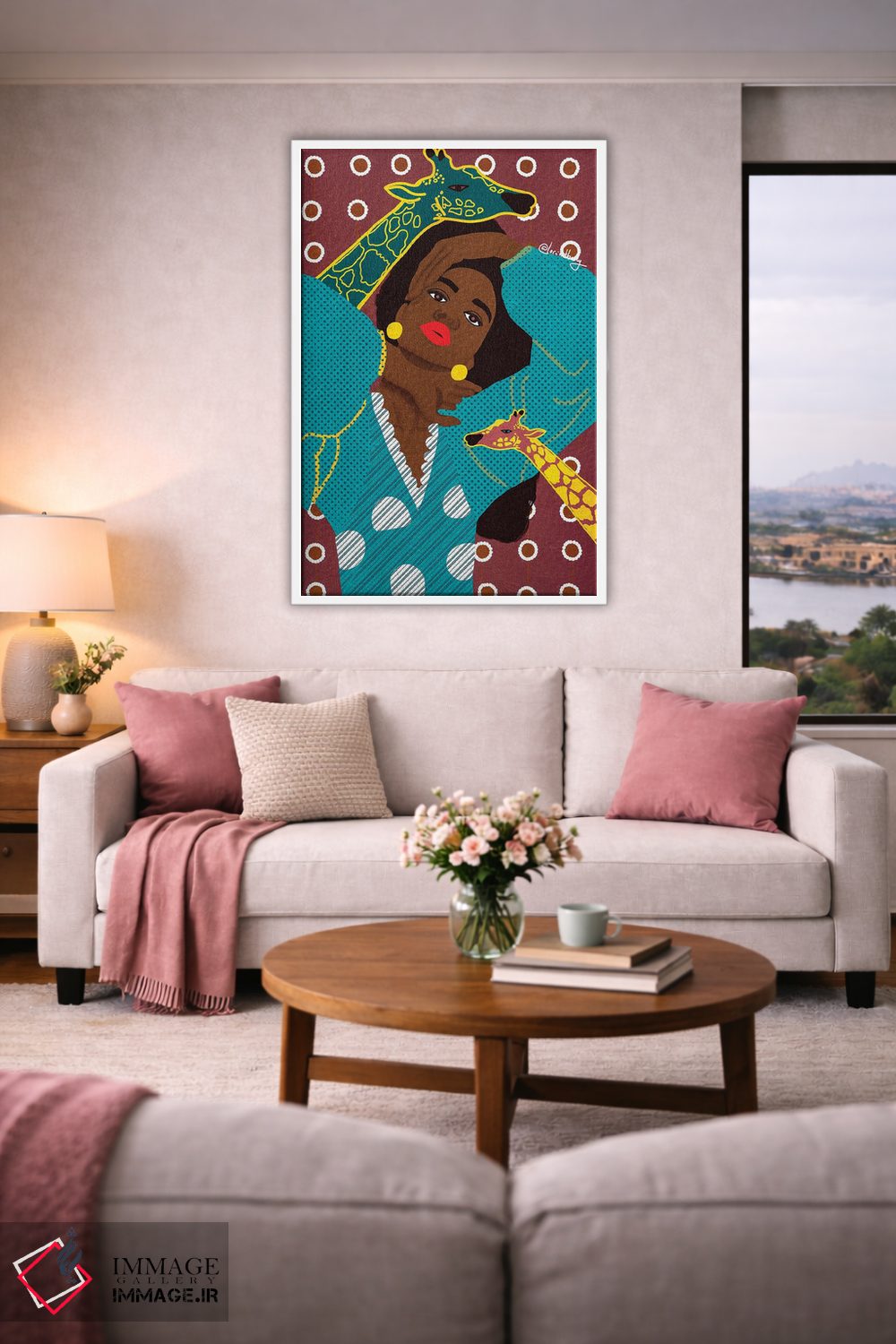 تابلو دکوراتیو ایزابل اثر لرین تیوری - D3W