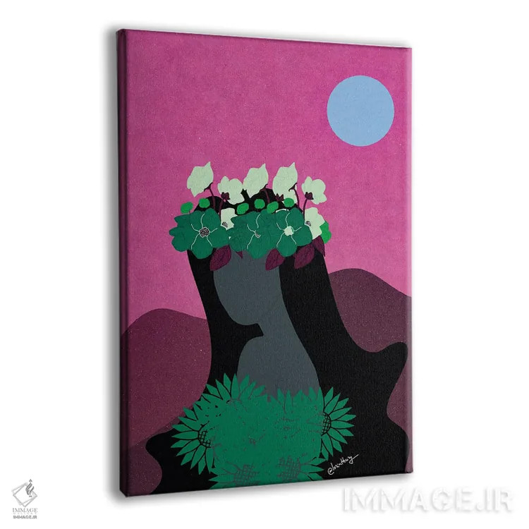 تابلو دکوراتیو ماریا اثر لرین تیوری - نمای پرسپکتیو محصول