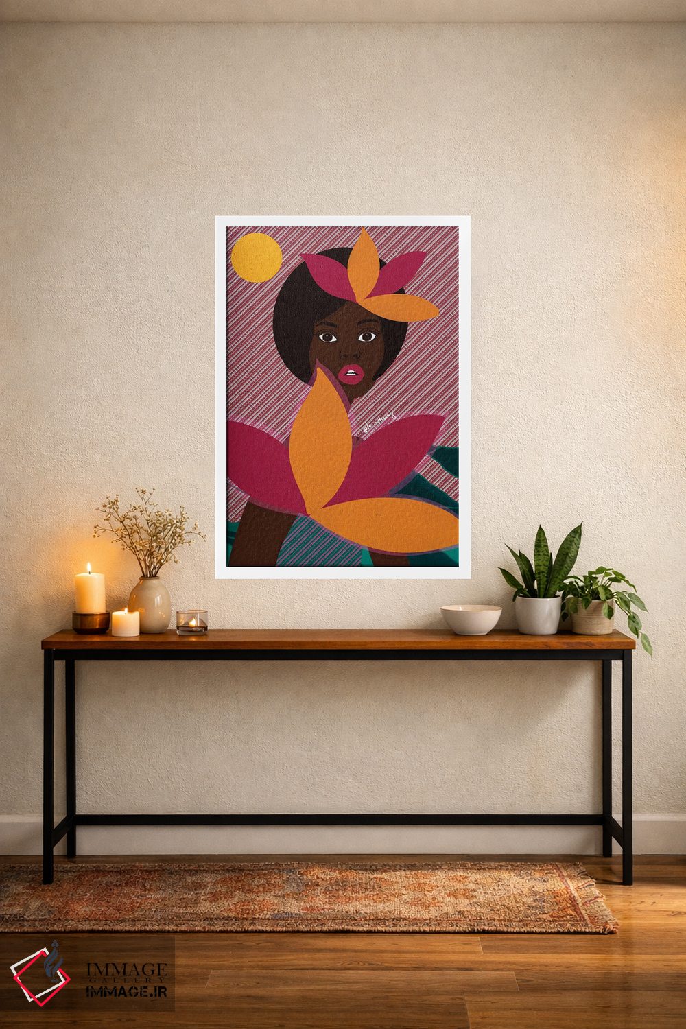 تابلو دکوراتیو کتسیا اثر لرین تیوری - D2W