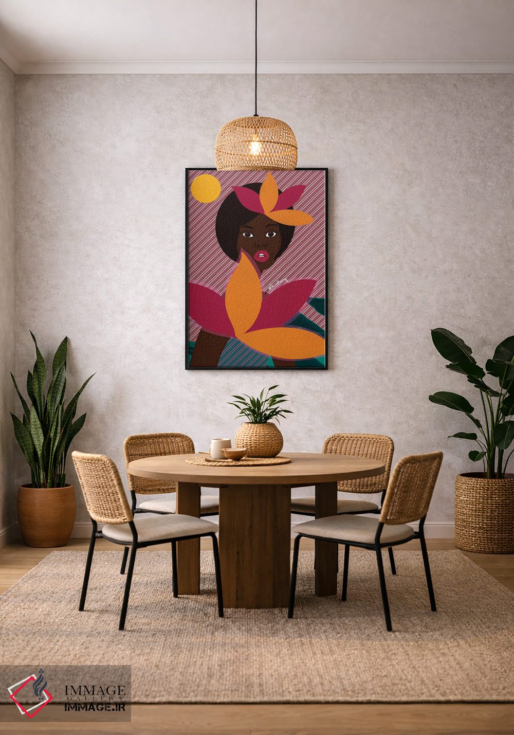 تابلو دکوراتیو کتسیا اثر لرین تیوری - D4B