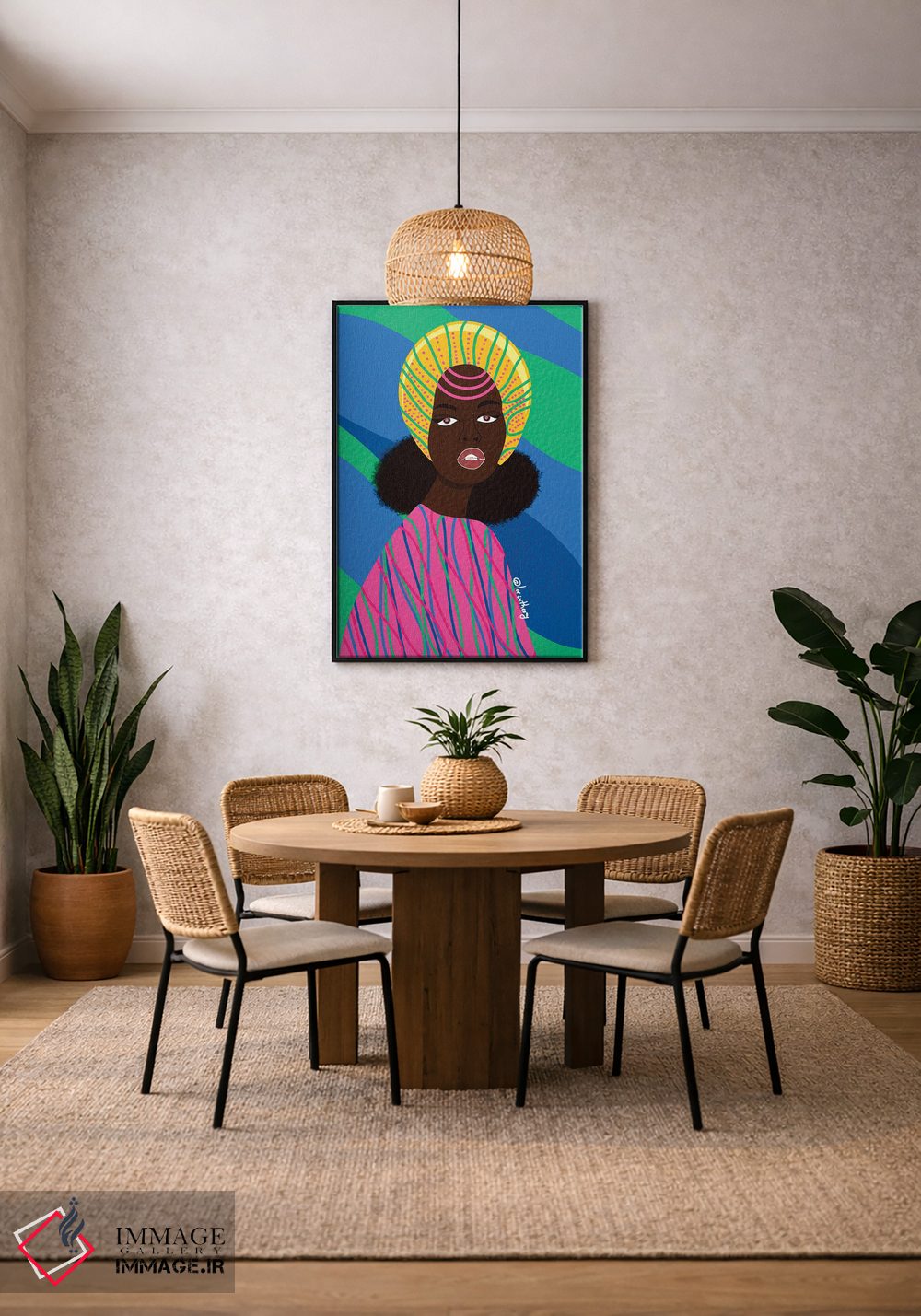 تابلو دکوراتیو لانی اثر لرین تیوری - D5B