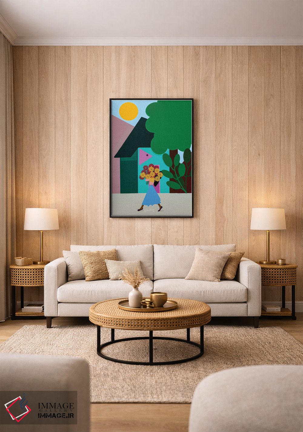 تابلو دکوراتیو کارهای روزمره اثر لرین تیوری - D1B