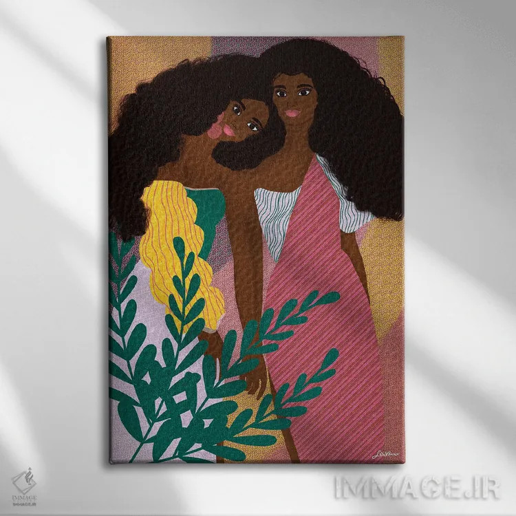 تابلو دکوراتیو حافظ خواهرم اثر لرین تیوری - نمای روبهرو روی دیوار