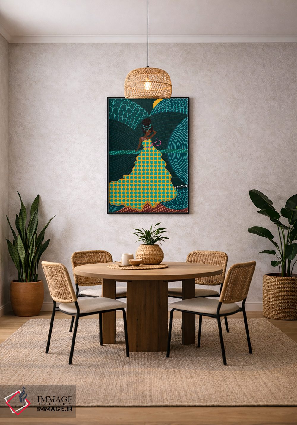 تابلو دکوراتیو آینه ها اثر لرین تیوری - D4B