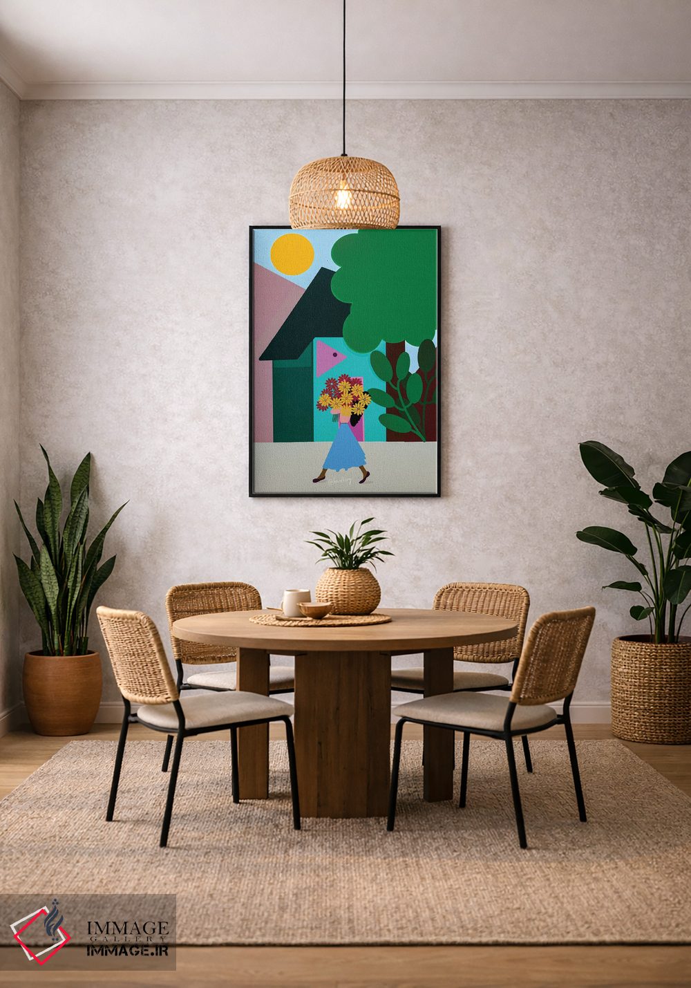 تابلو دکوراتیو کارهای روزمره اثر لرین تیوری - D4B