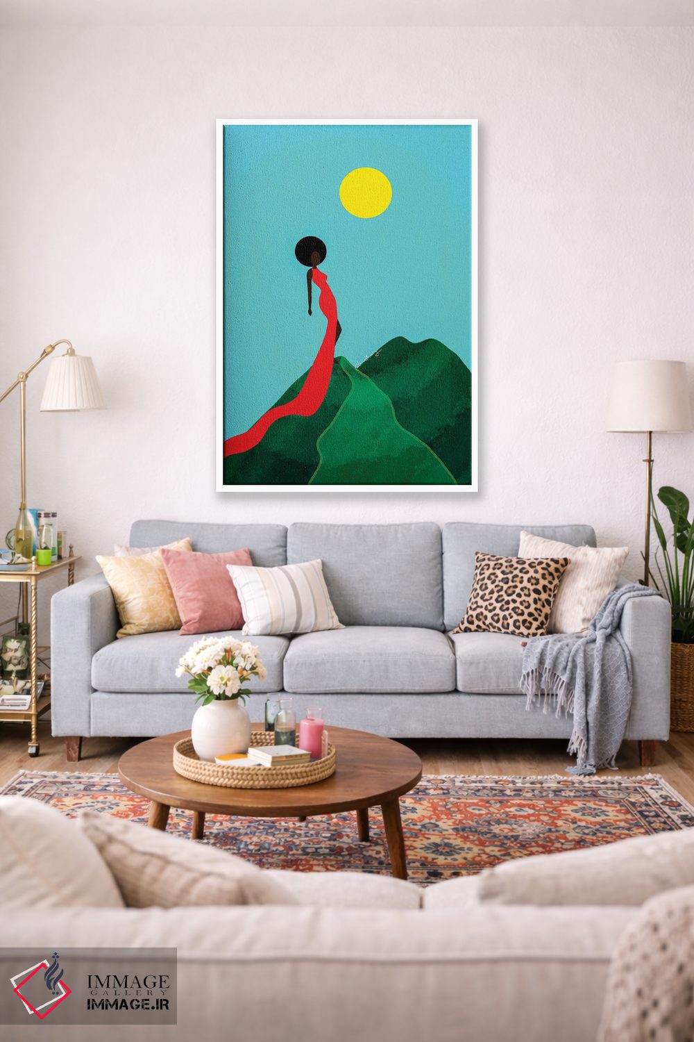 تابلو دکوراتیو دختر کوهستان اثر لرین تیوری - D1W