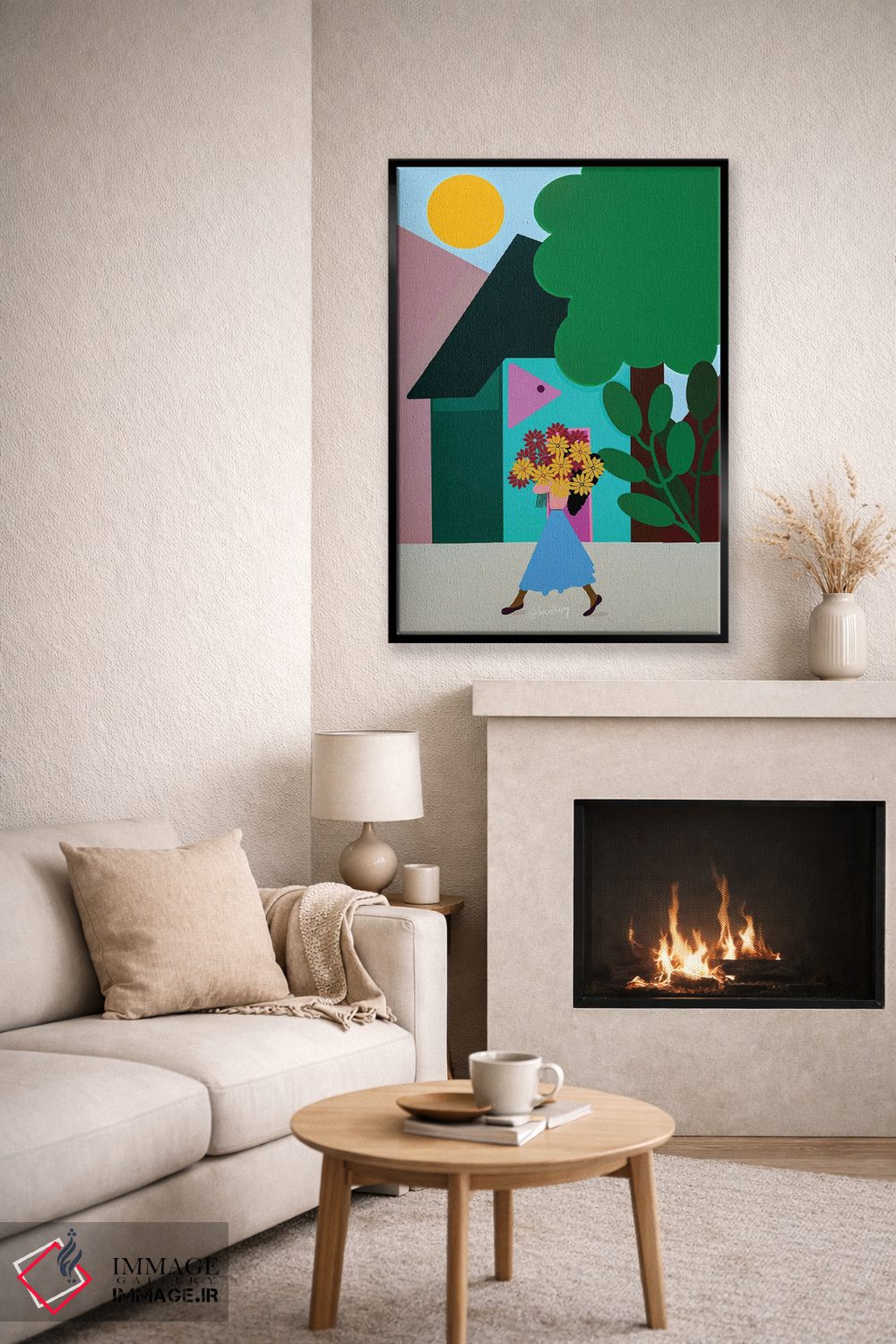 تابلو دکوراتیو کارهای روزمره اثر لرین تیوری - D6B