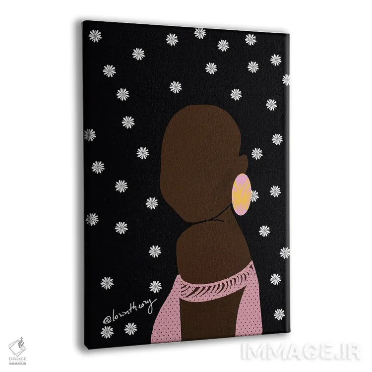 تابلو دکوراتیو خودنگاره اثر لرین تیوری - نمای پرسپکتیو محصول