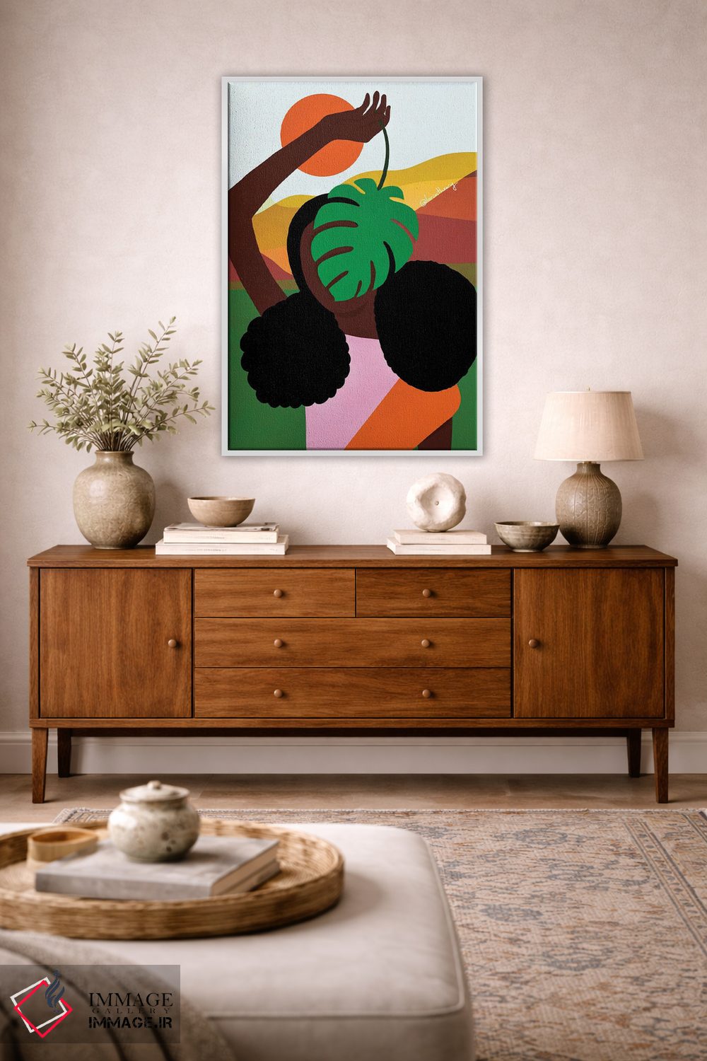 تابلو دکوراتیو صلح اثر لرین تیوری - D1W