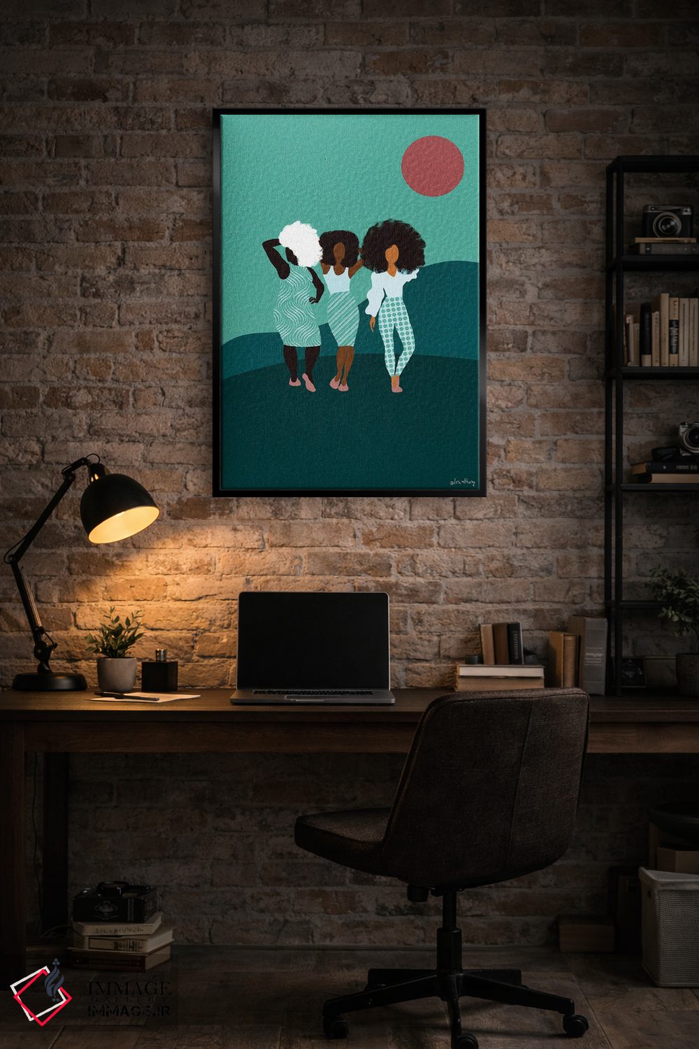 تابلو دکوراتیو دختران من اثر لرین تیوری - D5B