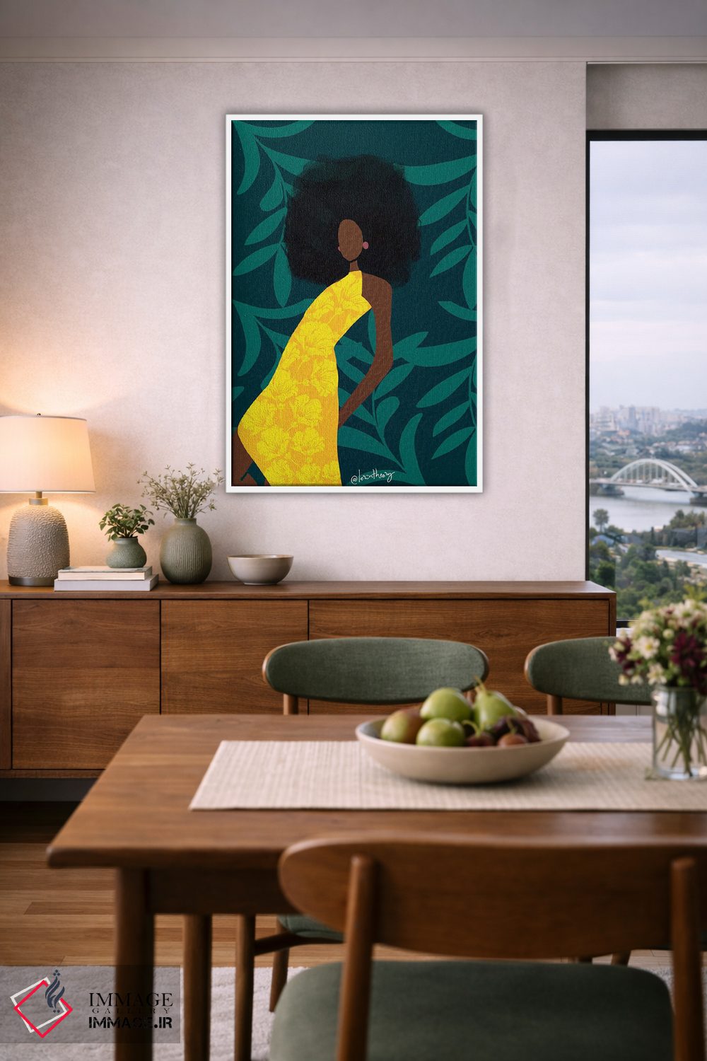 تابلو دکوراتیو امیلی اثر لرین تیوری - D4W