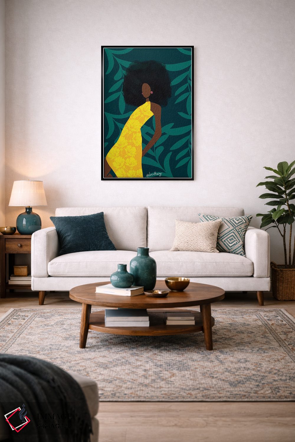 تابلو دکوراتیو امیلی اثر لرین تیوری - D3B