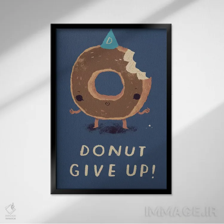 تابلو دکوراتیو تسلیم نشو اثر لوئیس روسکوش - نمای قابدار مشکی