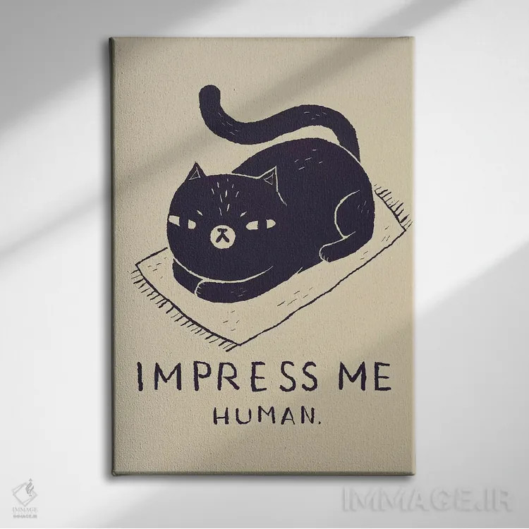 تابلو دکوراتیو من را تحت تاثیر قرار بده اثر لوئیس روسکوش - نمای روبهرو روی دیوار