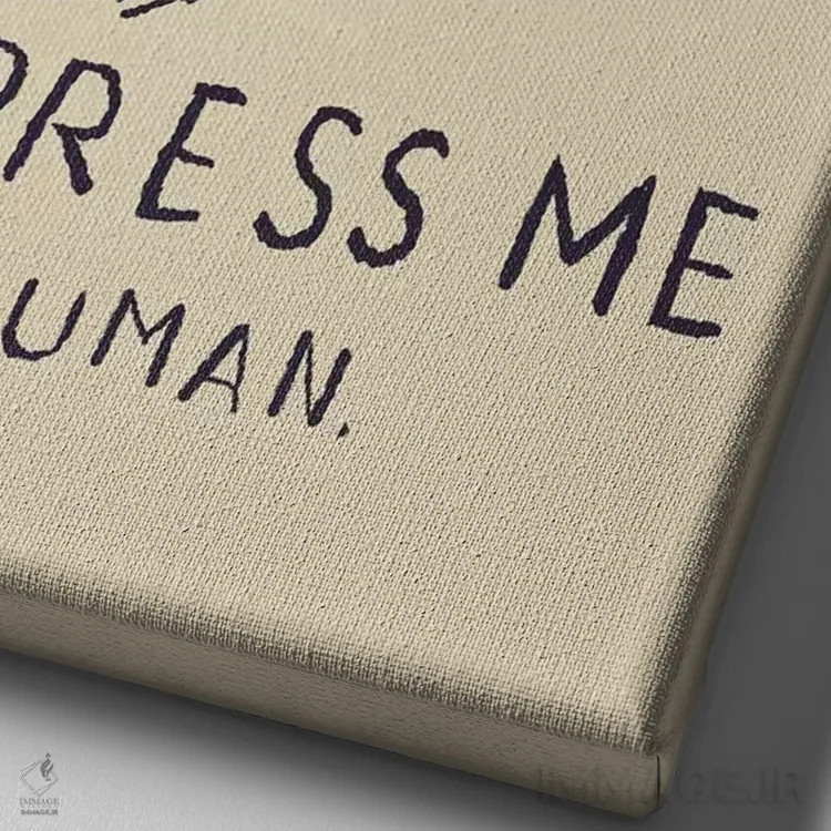 تابلو دکوراتیو من را تحت تاثیر قرار بده اثر لوئیس روسکوش - نمای نزدیک بافت بوم